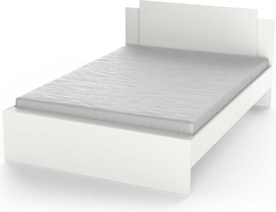 CBA - Bed Maura 140 x 190cm/ - 140x200 - Wit