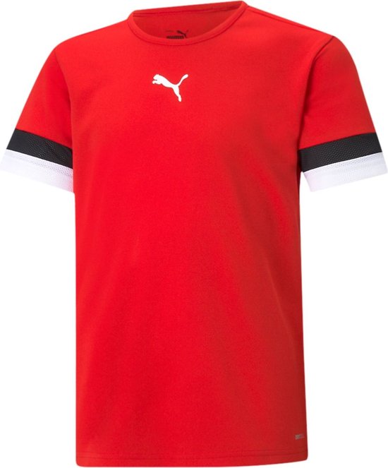 Puma Teamrise Shirt Korte Mouw Kinderen - Rood | Maat: 116