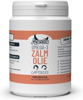 Aniculis - Omega-3 Zalmolie Capsules voor honden en katten (200 stuks) - Bijzonder rijk aan omega-3 vetzuren - Levensmiddelenkwaliteit uit duurzame visteelt