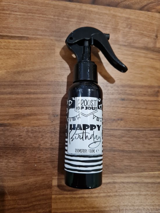 Roomspray - Sillibeads - 100ml - happy birthday - verjaardagscadeau