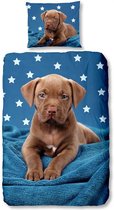 Good Morning Pup Dekbedovertrek - Junior - 120x150 cm - Multi