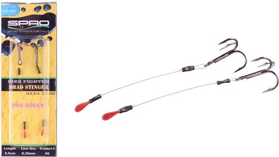 "Spro One-Touch Fine stinger - 4.5cm - Haakmaat 8 - 2st - " van Spro — afbeelding 4
