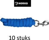 Horka - 10 halstertouwen - voordeelpak - Royal blue