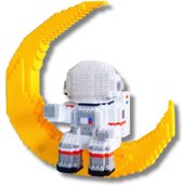 Astronaut op de maan - 2028 PCS - Building blocks - Magic blocks