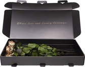 Rosuz Gouden Longlife Rozen boeket in luxe doos - Rozen die die voor eeuwig blijven! - Gouden rozen staan symbool voor zon en licht - Cadeau vriendin of vriend