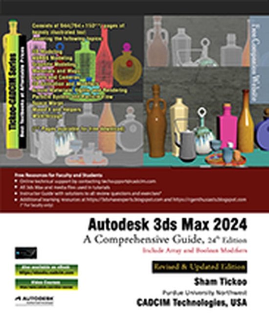 Autodesk 3ds Max 2024 A Comprehensive Guide, 24th Edition (ebook), Sham Tickoo bol