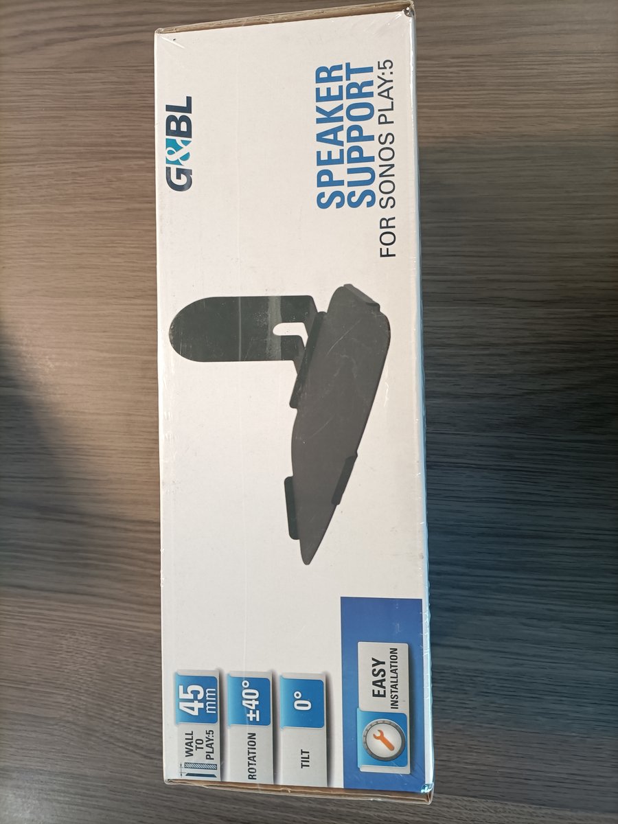 G&BL Speaker Support For Sonos Play:5 Wall Mount
