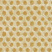 Grafisch behang Profhome 333273-GU vliesbehang glad met grafisch patroon mat goud beige 5,33 m2