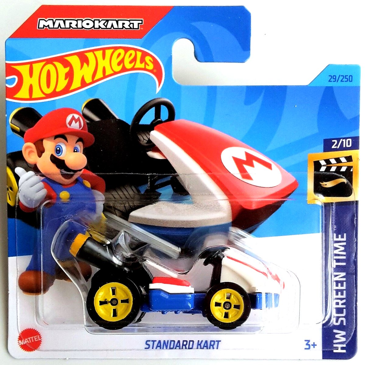 Bol.com HOT WHEELS STANDARD KART MARIO 29/250 HW SCREEN TIME 2/5 1:64 aanbieding