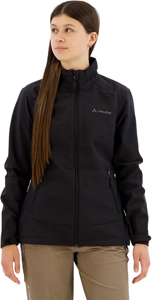 VAUDE Women’s Cyclone Jacket VI Jas outdoorjas softshell jas winddicht Dames Outdoorjas Zwart