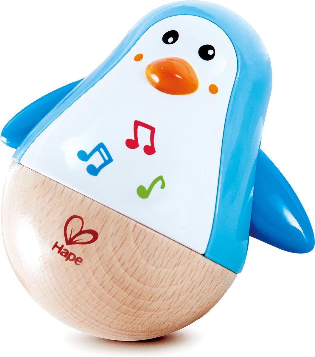 Hape Pinguin Muzikale Wiebelaar - Sensorisch Babyspeelgoed vanaf 6 Maanden — afbeelding 7