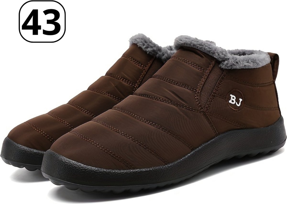 Livano Antislip Sneeuwboots Snowboots Wintersport Sneeuwschoenen Ski Gadgets Voor Heren – Koffie Bruin