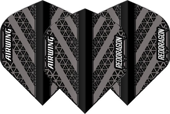 Red Dragon Airwing Black Grey - Dart Flights van Merkloos — afbeelding 3