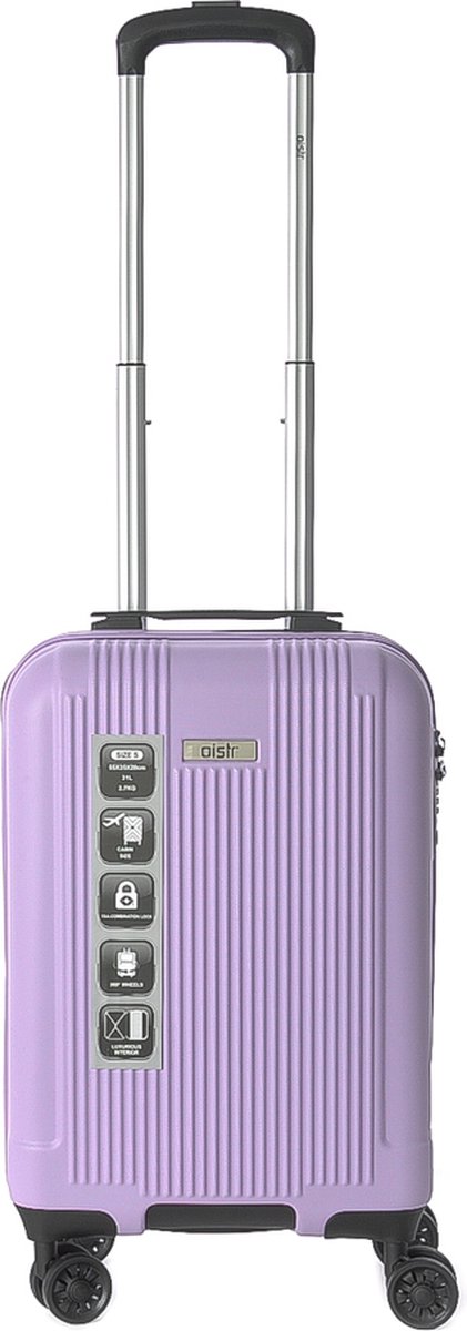 Oistr Noorvik Handbagage 4 Wheel Spinner 55 cm Lilac Purple