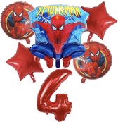 Spiderman Marvel Hero Party Ballon 6 stuks Folie Ballon Verjaardag - Kinderfeestje - Versiering - Decoratie Nummer 4