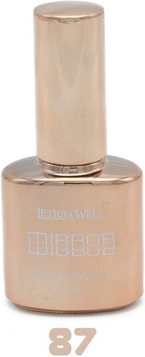Goedkoopste Leticia Well - Mirror Nagellak - Rosé Roze Goud Spiegel Effect - 1 flesje met 13 ml inhoud - Nummer 87