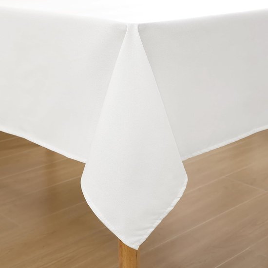 MIULEE Nappe Imperméable Rectangulaire 140x180cm Feuilles Beiges Table