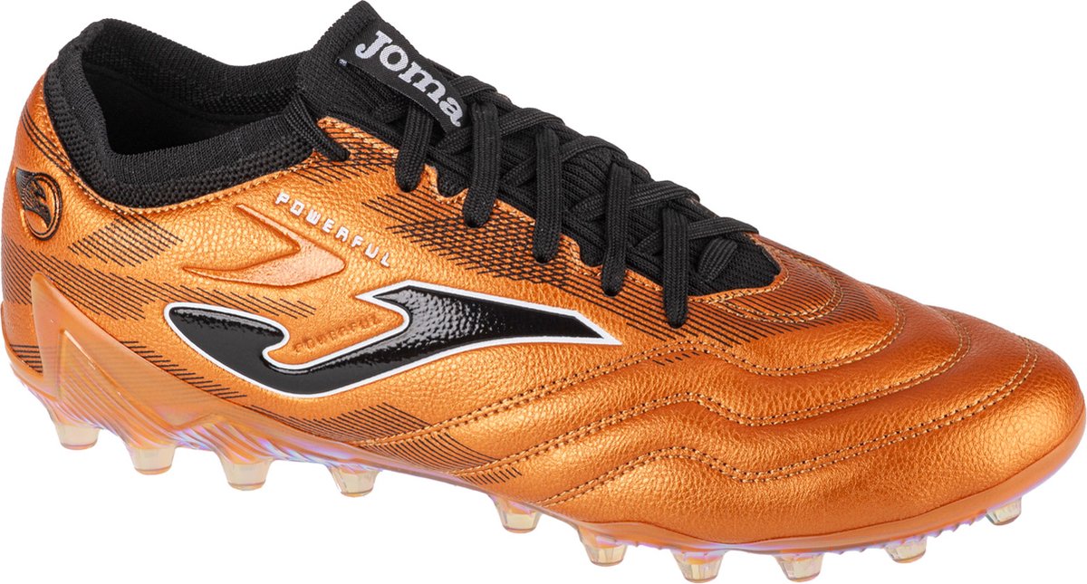Gouden Joma Powerful Cup 2418 AG voetbalschoen voor mannen, maat 43, gemaakt van microvezel met kurken zool.