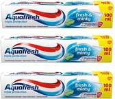 Aquafresh Tandpasta Fresh & Minty 100 mL - Voordeelverpakking 3 stuks