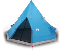 vidaXL - Tipitent - 4-persoons - waterdicht - blauw