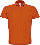 Oranje poloshirt basic van katoen voor heren - grote maten - katoen - 180 grams - polo t-shirts - Koningsdag of EK / WK supporter kleding XXXXL