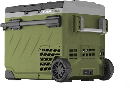 TotalCool TF Extreme 50 compressor koelbox duo zone Camo Green - 12 / 24 / 230V geschikt voor caravan, camper, tent, vouwwagen, vrachtwagen, boot, thuis van TotalCool — afbeelding 3