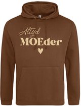 Moederdag trui - Hoodie voor Mama - Altijd MOEder - Leuk cadeau Moederdag - Maat S