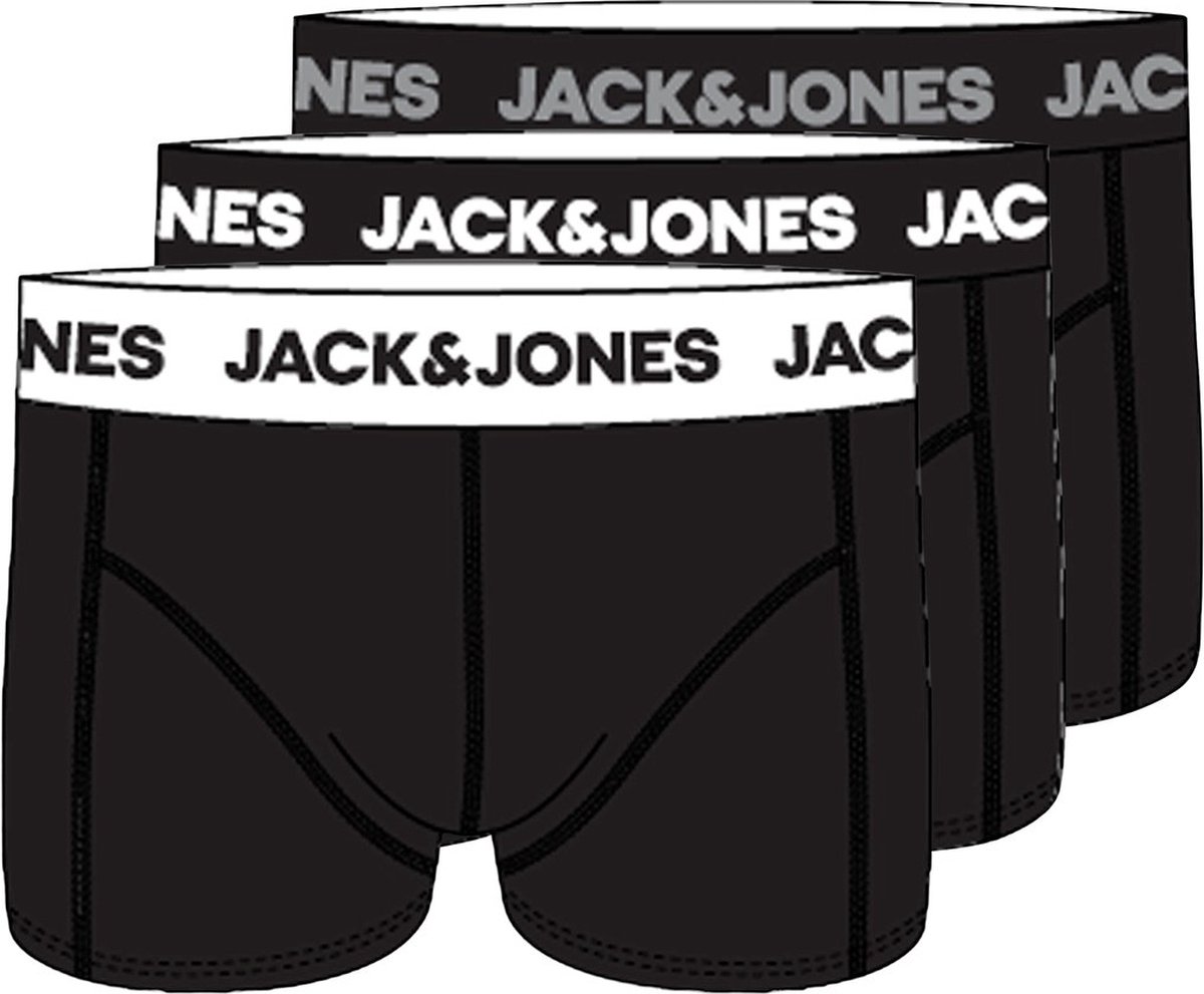 Jack & Jones Solid Trunk Boxershorts Heren (3-pack) - Maat L