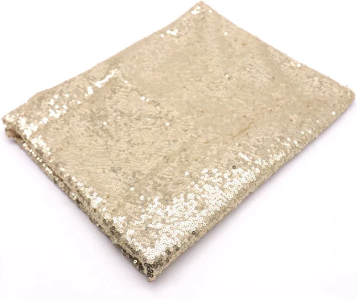 Pailletten Tafelkleed - Goud - 120x200 cm