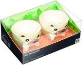KitchenCraft Ceramic Dog-Shaped Novelty Egg Cups (2pcs.)
