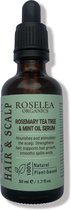 Roselea Organics Haar Olie - 100% Pure & Natuurlijke Olie voor de verzorging van de hoofdhuid. Een Hoofdhuidmassage met dit product voedt, verzacht en kalmeert de hoofdhuid. Het stimuleert de haargroei en gaat haaruitval tegen.