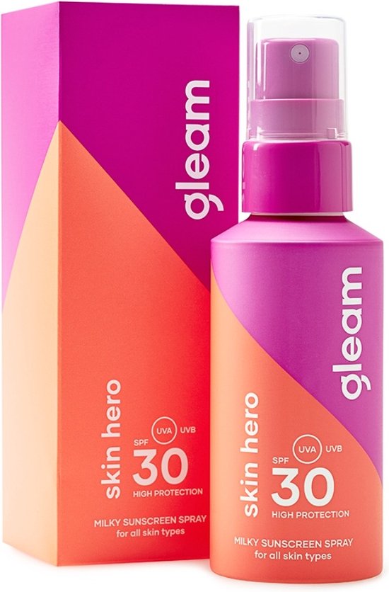Gleam - Milky Sunscreen Spray SPF 30 Skin Hero