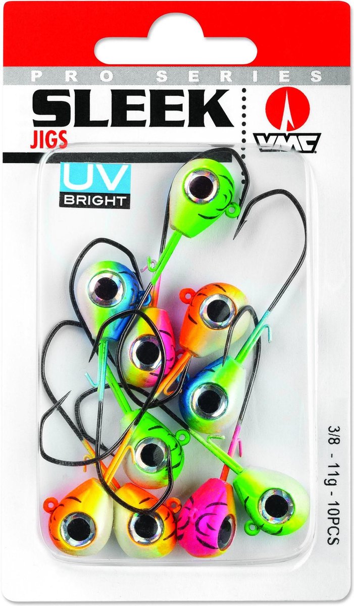 VMC Sleek Jig Multi Color Haak: 2/0 | 7g