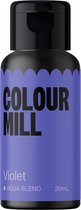 Colour Mill Aqua Blend Voedingskleurstof op Waterbasis - Violet - 20 ml
