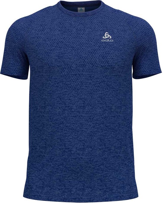 T-shirt Odlo Crew Essential Seamless Manche Courte Blauw M Homme