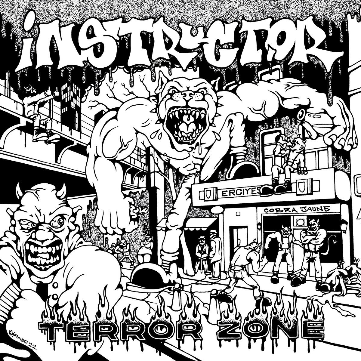 Instructor - Terror Zone (LP) (Coloured Vinyl)