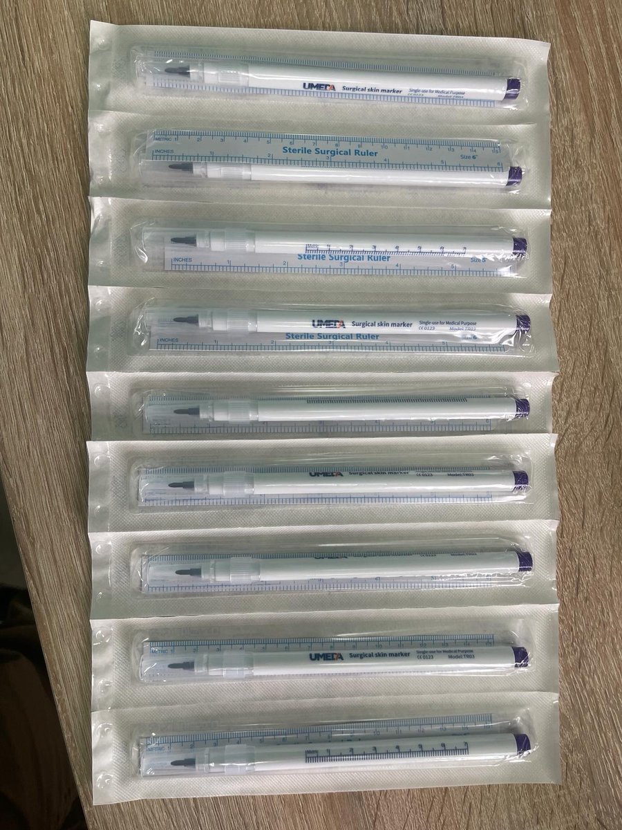 Goedkoopste Tattoo Stift Huid Marker - Scribe Positionering -Chirurgische Huidmarker- Met Liniaal - (10 stuks ) / Surgical Skin Marker -(10 pcs ) – Tattoo Stift, Tattoo Pen, Tattoo Stift Huid, Stencil Pen Tattoo, Scribe Marker Huid