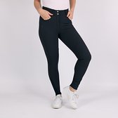 Montar Culotte D'équitation Highwaist 2.0 Genouillère Bleu Foncé - Bleu Foncé - 46