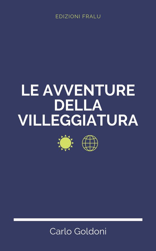 Le avventure della villeggiatura - cover
