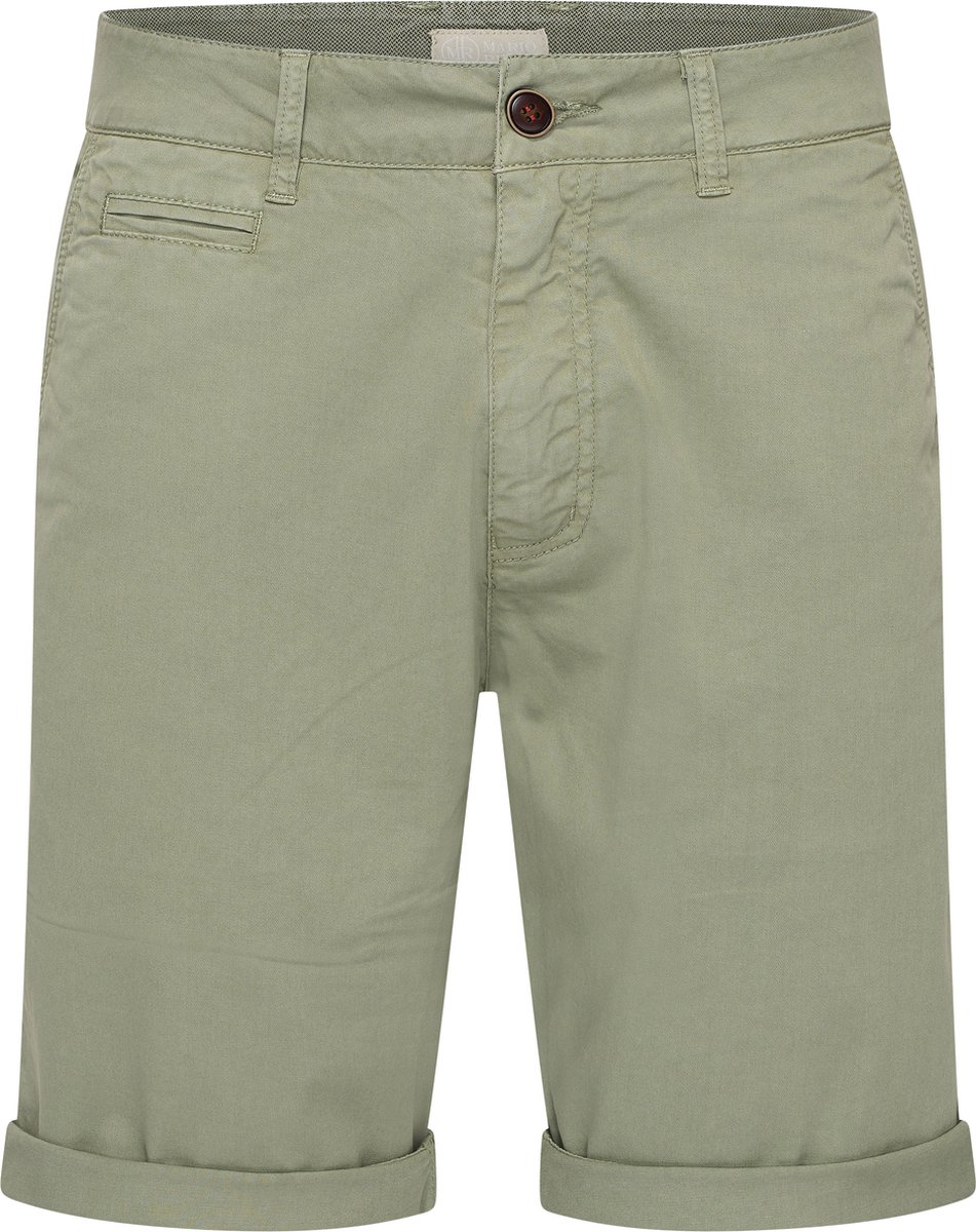 Mario Russo Chino Short - Korte broek heren - Shorts heren - Katoen - Groen - XXL