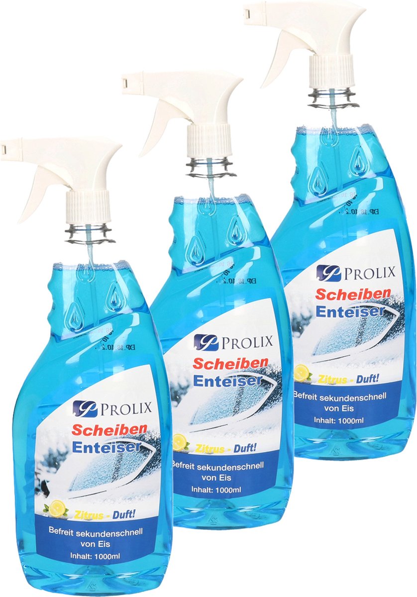 Humbert Ruitenontdooier spray - 3x - voor auto - 1L - antivries sprays - winter/vorst