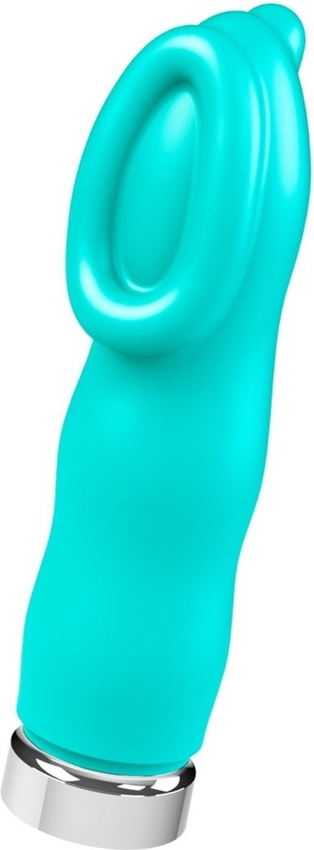 Goedkoopste Vedo – Siliconen Mini Vibrator met Sensuele Massage Kop voor Ongekend Genot – 11.3 cm – Turquoise