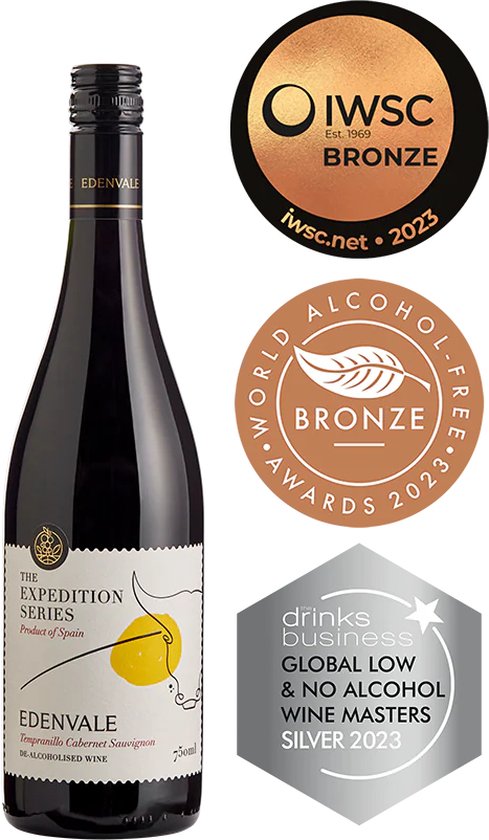 Alcoholvrije wijn rood - Edenvale Tempranillo Cabernet Sauvignon - 750 ml