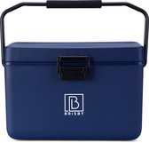 Brisby Koelbox - Frigobox - 12L - Blauw – Incl. Ergonomisch draaghandvat - Dividers - Snijplanken - Tot maximaal 40 uur isolatie - Incl. 2 koelelementen van 200ml