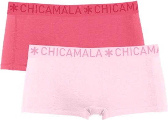 Chicamala Meisjes Boxershorts - 2 Pack - Maat 110/116 - Meisjes Onderbroeken