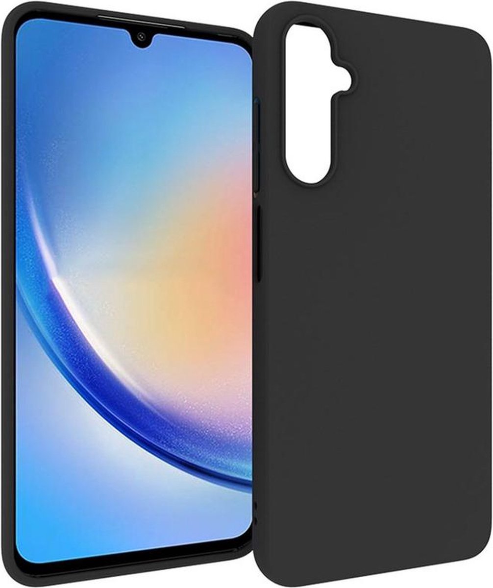 Soft Backcover Hoesje Geschikt voor: Samsung Galaxy A05s Silicone Zwart - ZT Accessoires