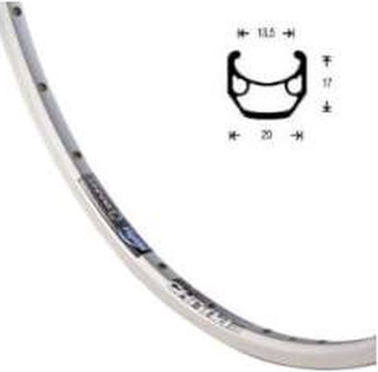 Foto: Rigida velg 28 chrina alu 20mm 36 14