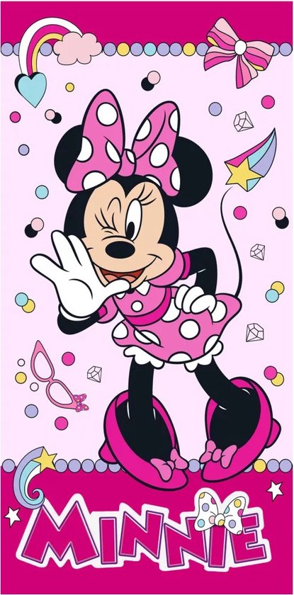 Disney - Minnie Mouse - Strandlaken - 70x140cm – Katoen