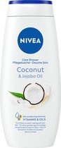 NIVEA Coconut Douchecreme - Douchegel - pH Huidneutrale formule - Bevat jojobaolie - Voordeelverpakking 6 x 250 ml