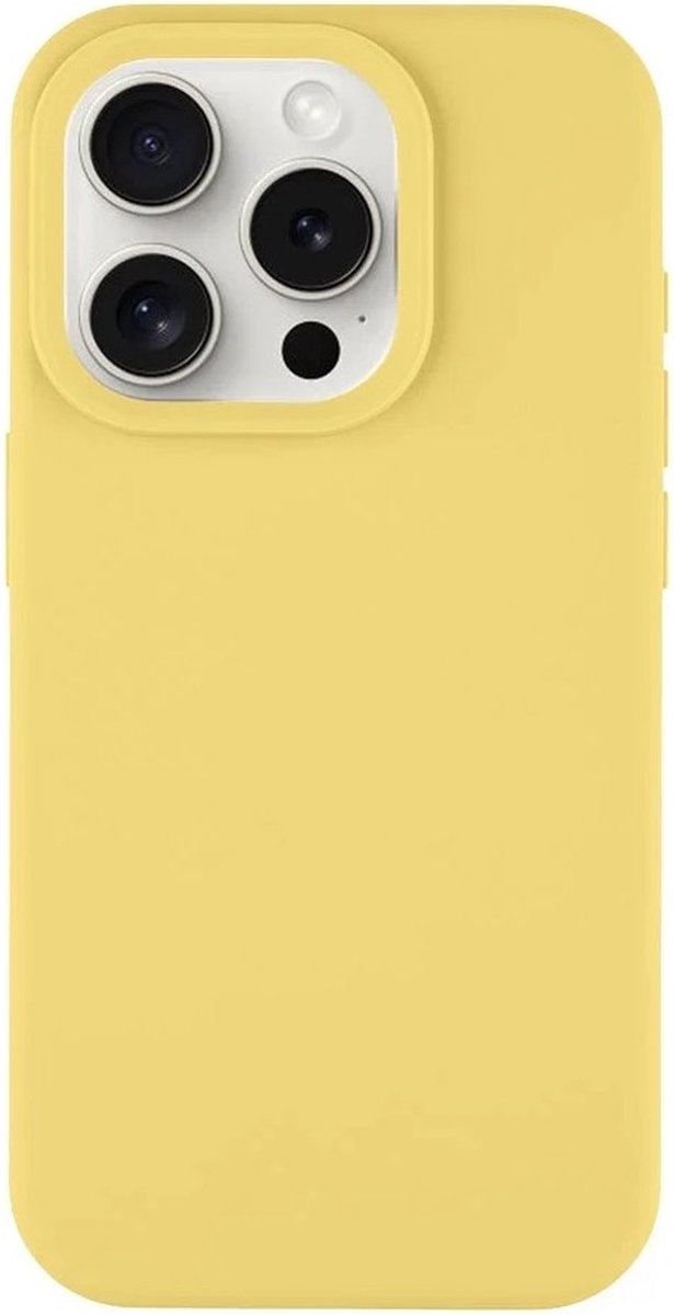 Tactical iPhone 15 Pro Max Velvet Smoothie Cover – Hoesje – Banana